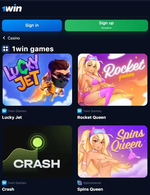 1win app